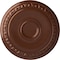 Ekena Millwork Caputo Ceiling Medallion (Fits Canopies up to 6"), Hand-Painted Copper Penny, 24 1/4"OD x 1 1/2"P CM24CACPS - alternate 1